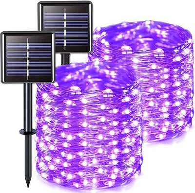 Guirnalda Solar de Cobre LED con 8 Funciones de Iluminación - Image 11