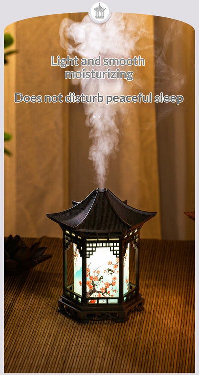 Humidificador Mini Estilo Asiático con Salida de Niebla Ultrasónica para Dormitorio - Image 22