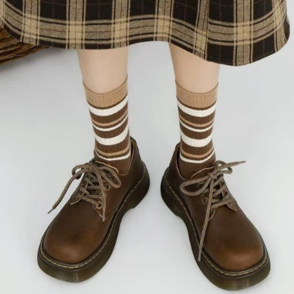 Botas Martin Vintage de Suela Gruesa para Mujer
