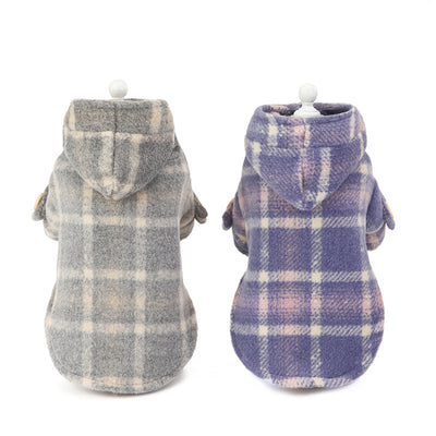 Abrigo Cuadriculado de Lana para Perros - Diseño Elegante para Otoño e Invierno - Image 13