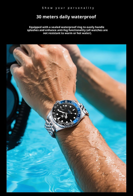 Reloj de Cuarzo Fantasma Luminoso Resistente al Agua - Diseño Moderno - Image 12