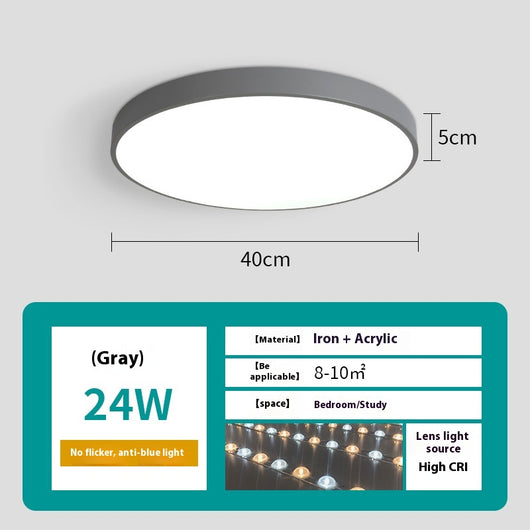 Lámpara de Techo LED Redonda Minimalista para Sala de Estar - Image 16