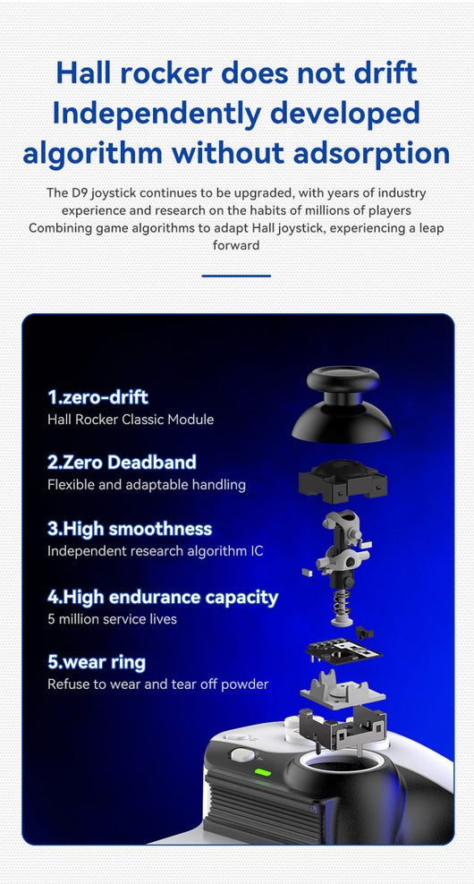 Control Inalámbrico Telescópico para Gaming PC, Streaming y Consolas Bluetooth - Image 13