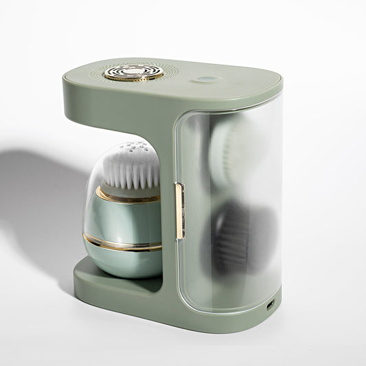 Limpiador Facial Eléctrico con Silicona - Instrumento de Belleza Ultrasónico