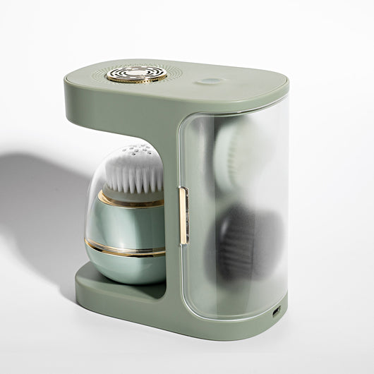 Limpiador Facial Eléctrico con Silicona - Instrumento de Belleza Ultrasónico