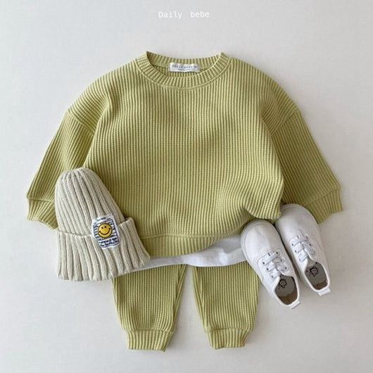 Conjunto Deportivo Infantil Coreano - Sudadera y Pantalón para Niños y Niñas Primavera Otoño