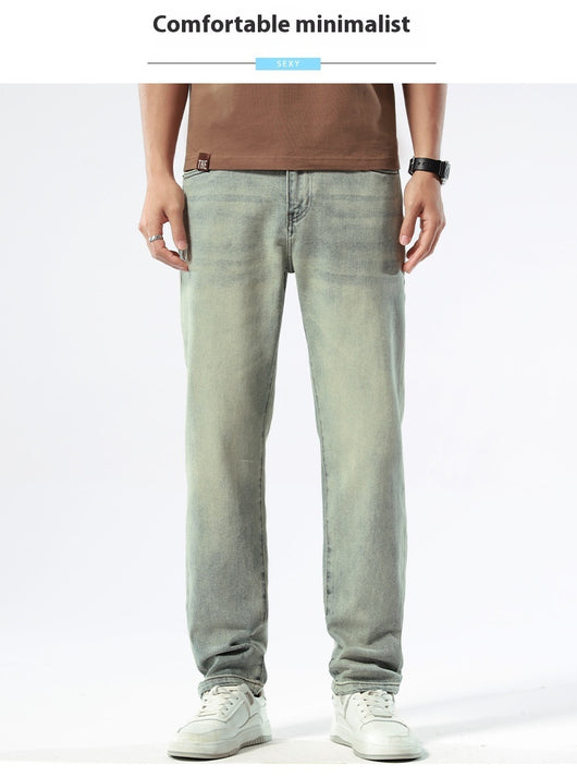 Pantalones Vaqueros Stretch Nostálgicos Slim Fit para Hombre - Image 20