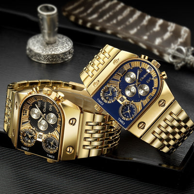 Reloj Hombre Multihuso con Esfera Grande e Iluminación Nocturna