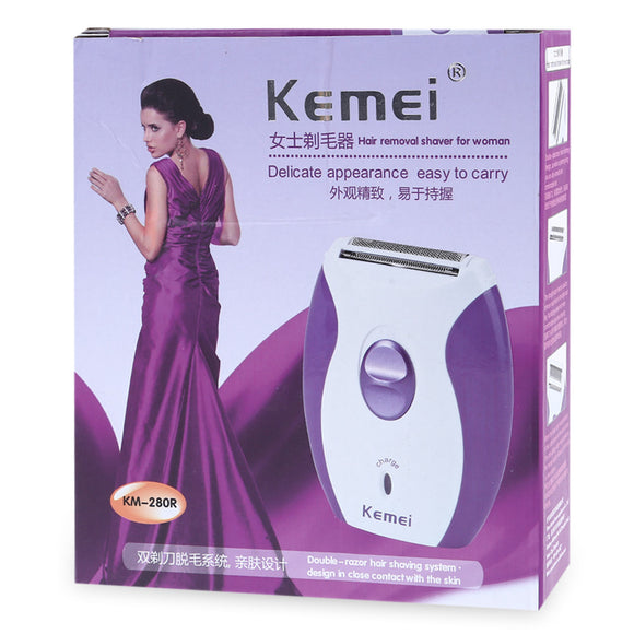 Afeitadora Recargable para Mujeres KEMEI KM-280R