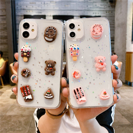 Funda para Celular Espejo Epoxia Osito Galleta - Image 3