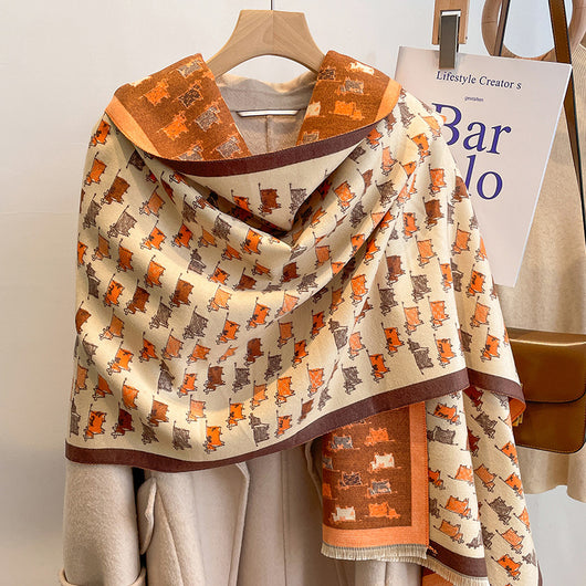 Pashmina Gruesa de Lujo - Chal Versátil y Elegante - Image 24