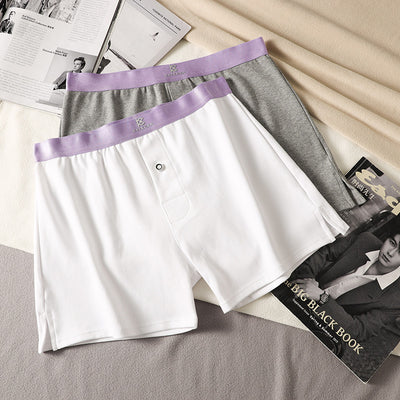 Bóxers de Algodón Sueltos Talla Grande para Hombre