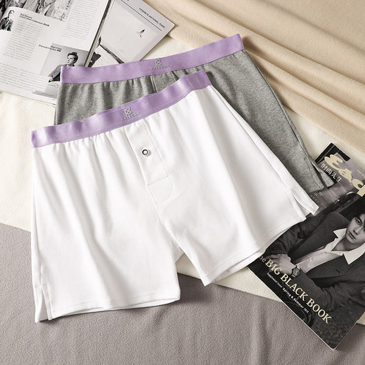 Bóxers de Algodón Sueltos Talla Grande para Hombre