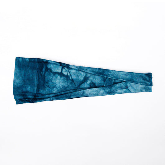 Cinta Deportiva Turbante Tie-Dye de Lado Ancho - Image 20