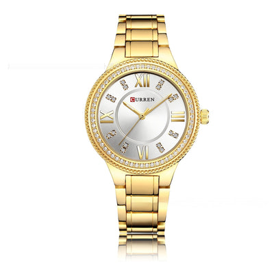 Reloj de Acero Inoxidable para Mujer con Diamantes y Resistencia al Agua - Image 11