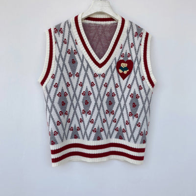 Cardigan Holgado Estilo Universitario para Mujer - Image 120