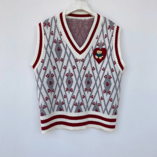 Cardigan Holgado Estilo Universitario para Mujer - Image 120