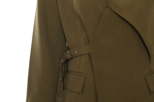 Blazer Ajustado de Corte Irregular para Hombre - Colección Industrial - Image 19
