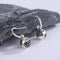 Aretes de Plata 925 Diseño Esfera de Deseos con Circonita