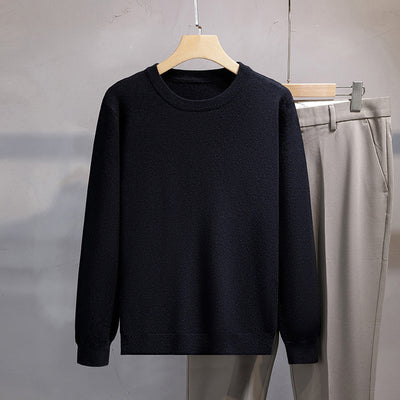 Suéter Holgado Oversized Cuello Redondo para Hombre - Image 9