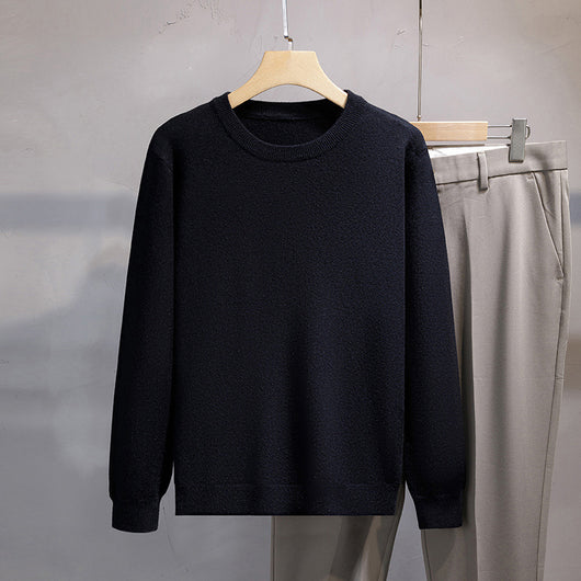 Suéter Holgado Oversized Cuello Redondo para Hombre - Image 9