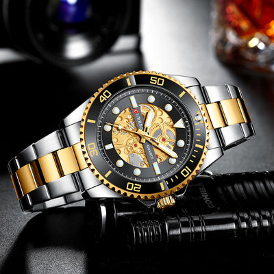Reloj Empresarial para Hombre Resistente al Agua con Esfera Redonda - Image 20