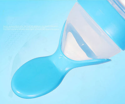Botella Dispensadora de Cereal de Arroz en Silicona con Base Plana para Bebés - Image 7