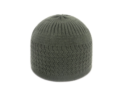 Abrigo Tejido Jacquard Onda Invierno - Calidez Neutra con Punta Reforzada - Image 3