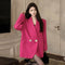 Blazer Retro Elegante Corte Suelto Efecto Estilizador