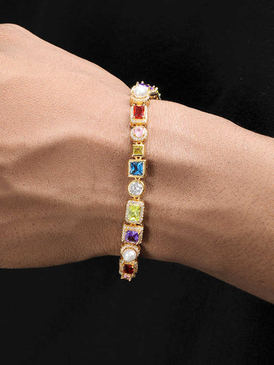 Pulseras de Circón Colorido para Hombre y Mujer - Image 18