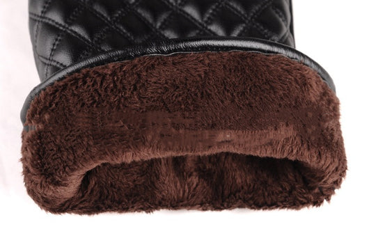 Guantes de Cuero Sintético Bordados con Pantalla Táctil para Conducir - Image 7