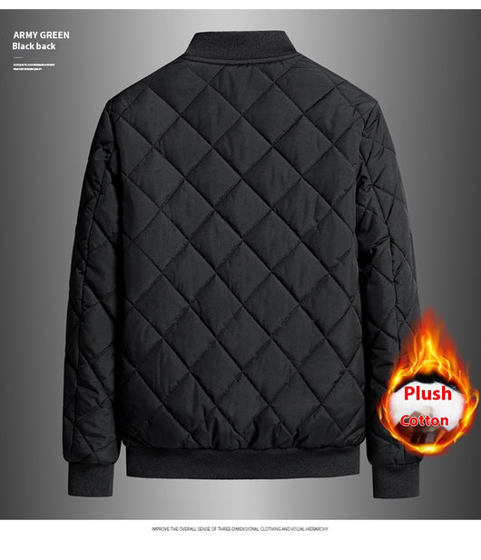 Chaqueta de Invierno Acolchada Talla Grande para Hombre - Image 12