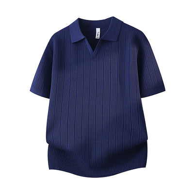 Camisa Casual Slim Fit Cuello Solapa Manga Corta Hombre - Image 6