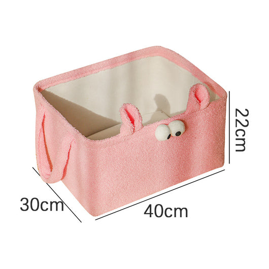 Canasta de Almacenamiento Grande de Lana de Cordero con Diseño Infantil - Image 15