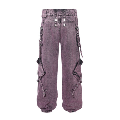 Pantalón Casual Recto con Múltiples Bolsillos y Cierre - Image 24