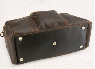 Bolso Viajero de Cuero Crazy Horse Vintage para Hombre - Gran Capacidad - Image 12