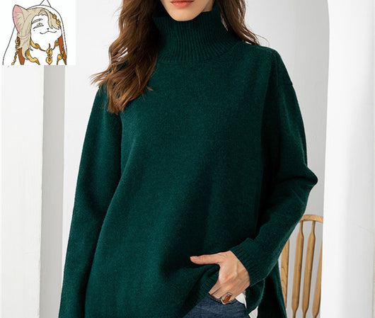 Suéter Oversize Grueso para Mujer - Abrigo Cómodo Otoño Invierno - Image 34