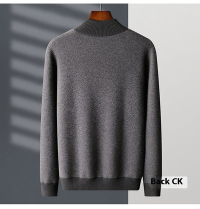 Cardigan de Cuello Alto con Cierre de Cachemira para Hombre - Image 14