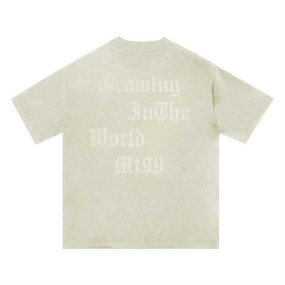 Camiseta Estampada con Letras para Hombre