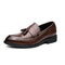Mocasines Casuales para Hombre con Borla - Zapatos de Cuero Elegantes para Bodas