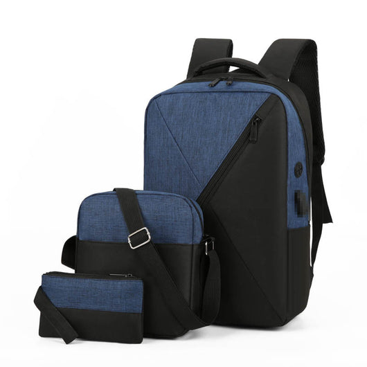 Mochila Escolar para Secundaria con Carga USB Triple Compartimento - Image 12