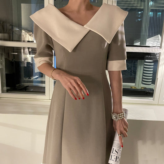 Vestido Largo Plisado Ajustado a la Cintura para Mujer - Image 4