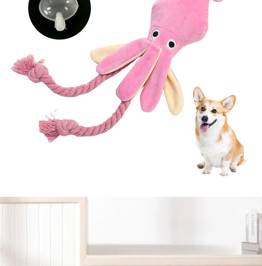 Juguete para Perro Pulpo Adorable con Sonido y Cuerda - Juguete Interactivo para Mascotas - Image 12