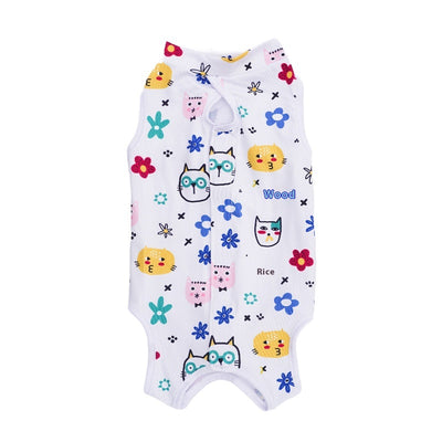 Pijama de Recuperación Postquirúrgica para Gatos Todas las Estaciones - Image 21