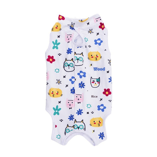 Pijama de Recuperación Postquirúrgica para Gatos Todas las Estaciones - Image 21