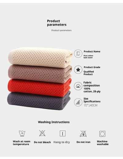 Toalla de Baño de Algodón 100% Absorbente y Secado Rápido - Image 13