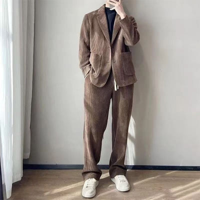 Conjunto Elegante de Traje y Pantalones Casuales para Hombre - Image 7