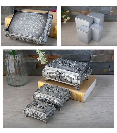 Caja Joyero Retro con Cerradura - Organizador de Joyas y Accesorios - Image 11
