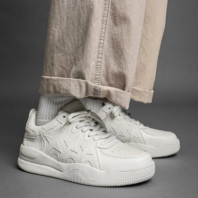 Zapatos Casuales Transpirables con Diseño Trendy de Estrellas para Hombre - Image 4