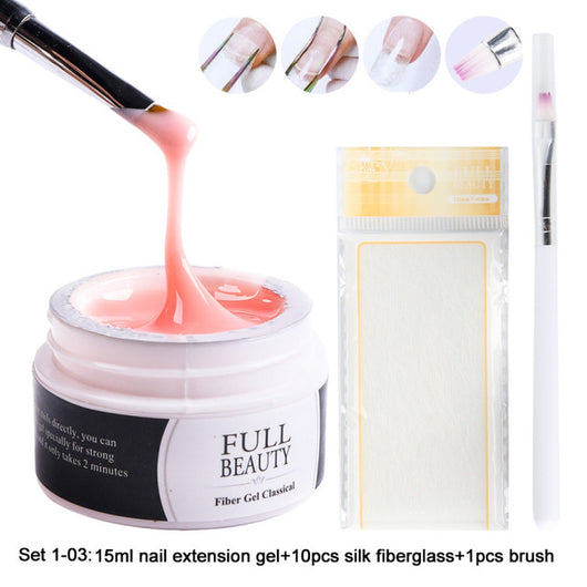 Kit de Extensiones de Uñas con Fotocurado Rápido - Image 15